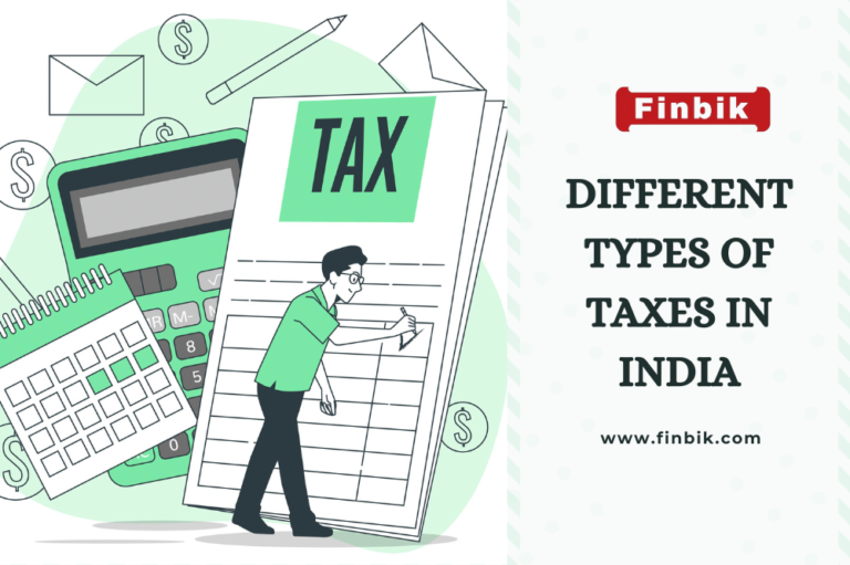 Different types of taxes in India