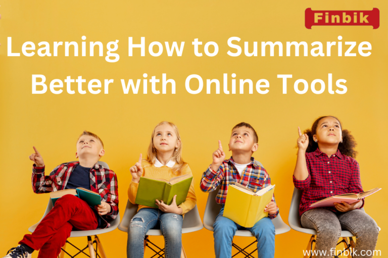 How to Summarize Better with Online Tools