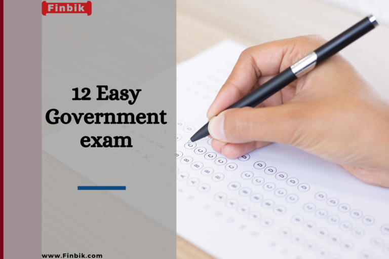 12 Easy Government exam