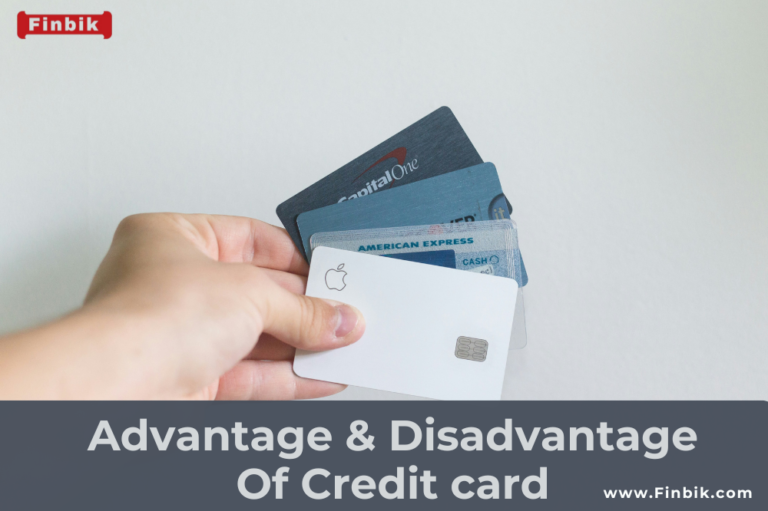 Advantage & Disadvantage Of credit Card